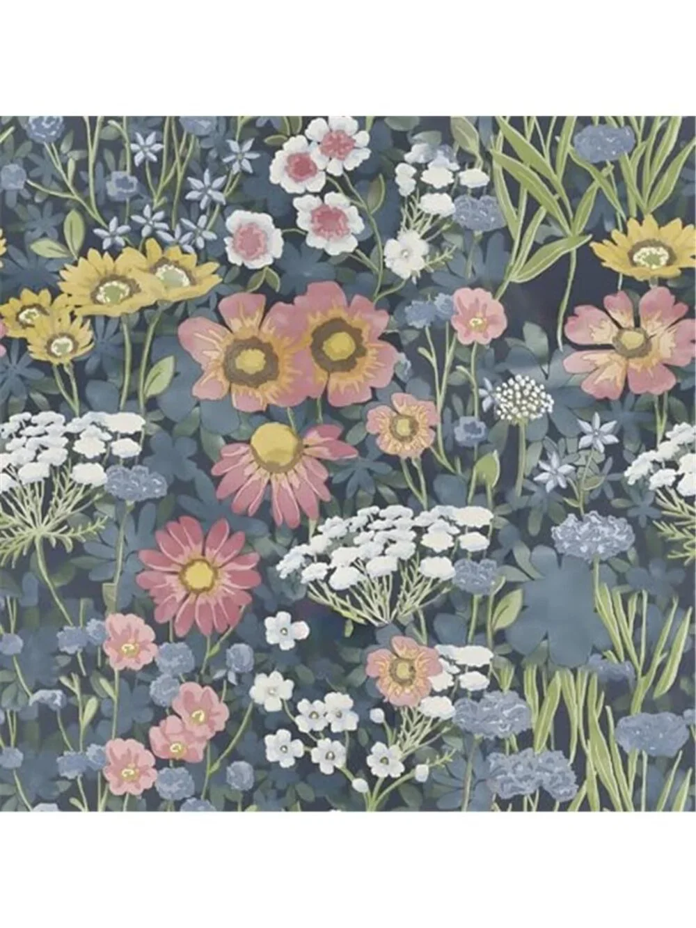 Vintage Daisy Peel Stick Wallpaper Floral Removable Vinyl Contact Paper Decor